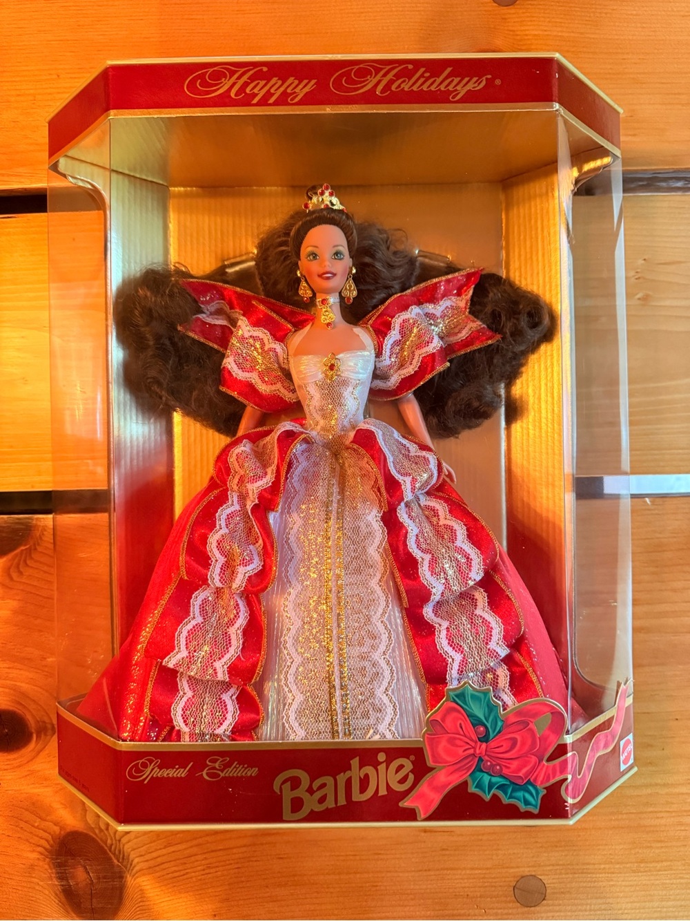 Barbie Happy Holidays 1995 Special Edition Red Holiday Gown